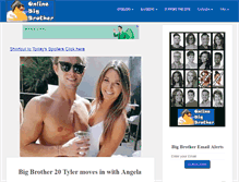 Tablet Screenshot of onlinebigbrother.com